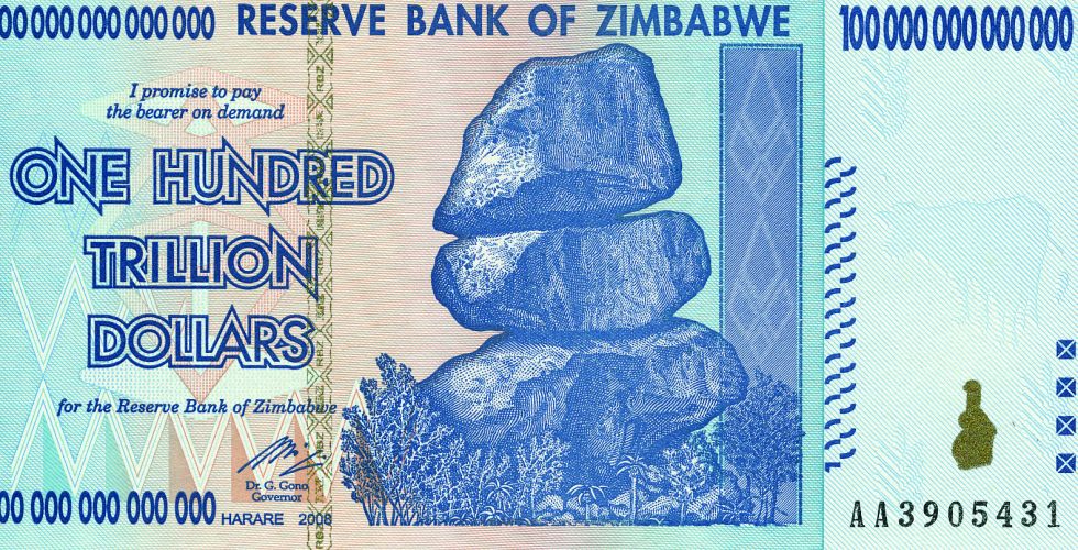 Inflation in Zimbabwe erases the value of savings