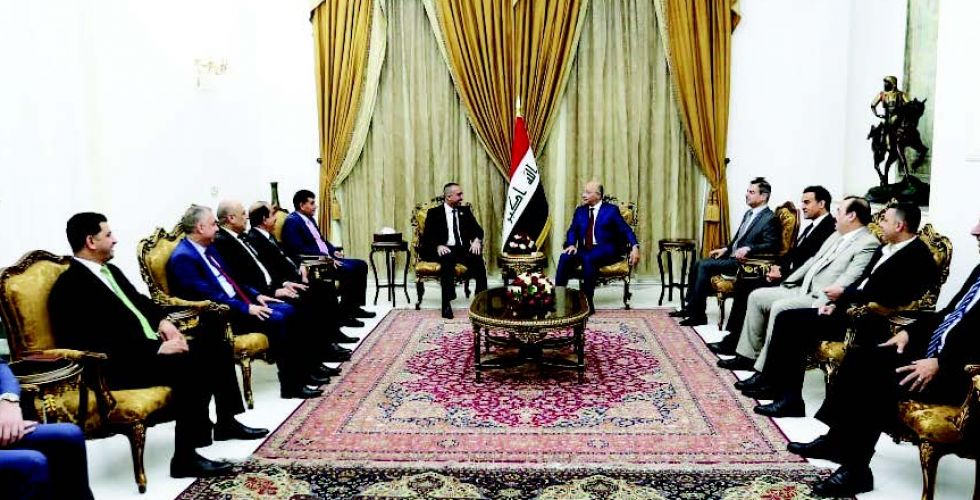 Saleh stresses the need to address the problems that accompanied the elections