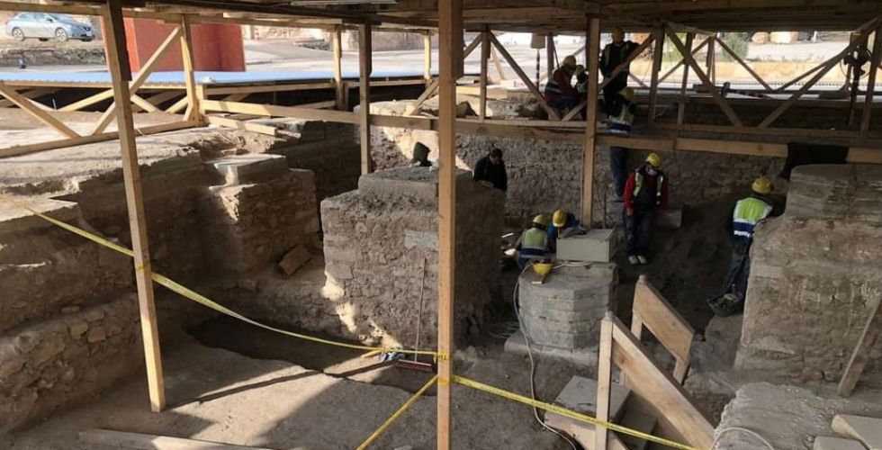 اكتشافات  أثرية تحت الجامع النوري في الموصل 