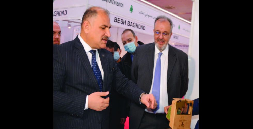 منتجاتٌ لبنانيَّة تُباعُ للجمهور في معرض بغداد الدولي