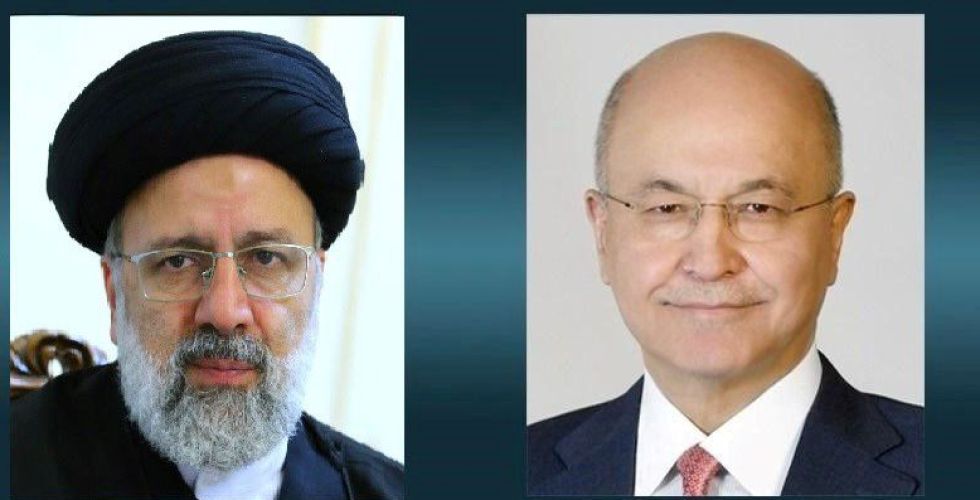Saleh and Raisi discuss strengthening relations between Iraq and Iran