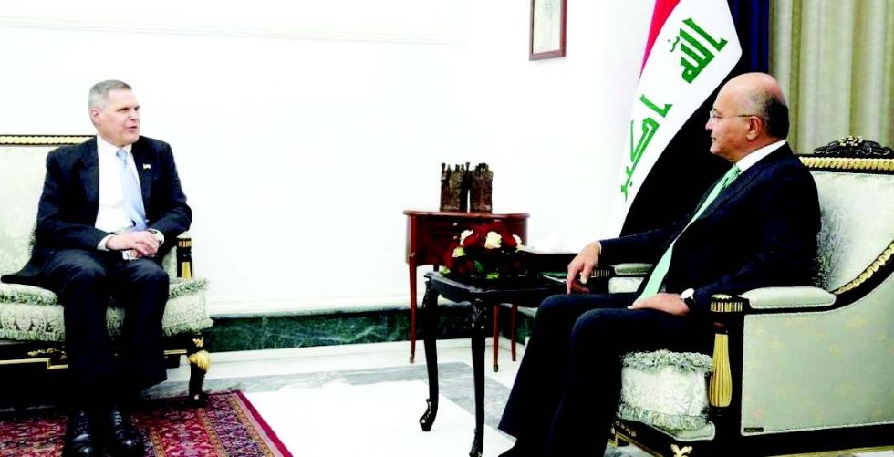 صالح يستقبل السفير الأميركي ماثيو تولر بمناسبة انتهاء مهامه 