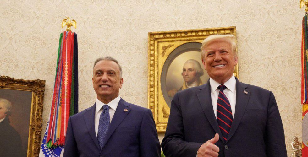 Al-Kazemi and Trump preside over the expanded meeting of the Iraqi and American delegations