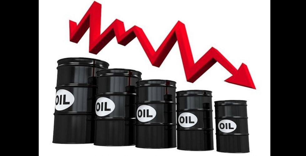 The decline in world oil prices