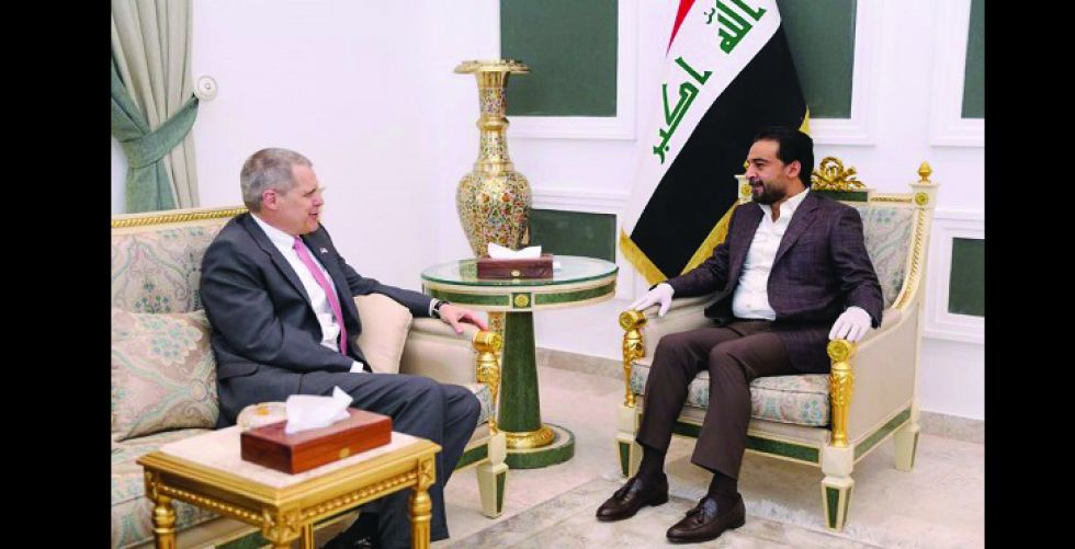 Al-Halbousi and the US ambassador discuss economic support for Iraq