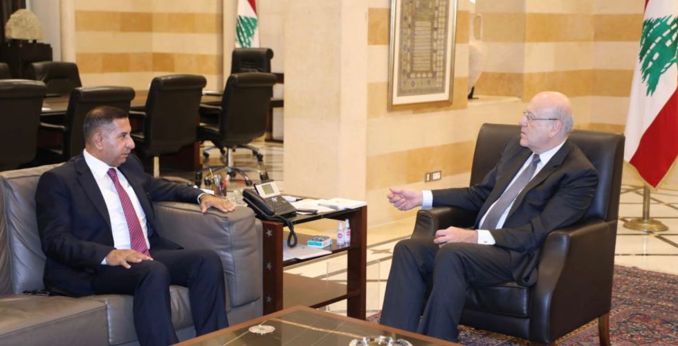 العراق ولبنان يبحثان ملف المساعدات النفطية