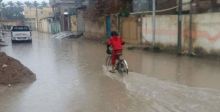 معالجة أضرار الأمطار  في صلاح الدين 