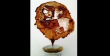 حيدر الموسوي والرسم بالقهوة